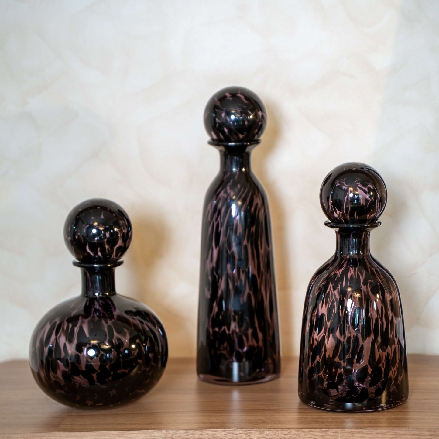 Amethyst Cloches - Set of 3