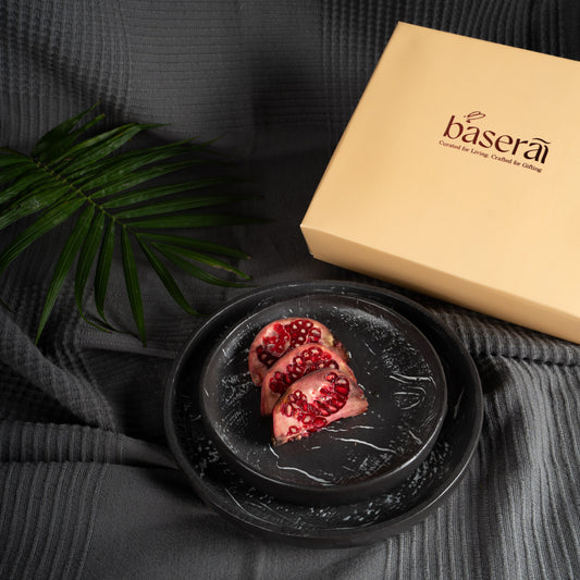 Lunar Textured Stoneware Plates - Set of 2