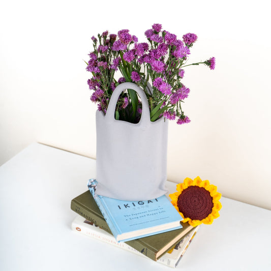 Valise Ceramic Bag Vase