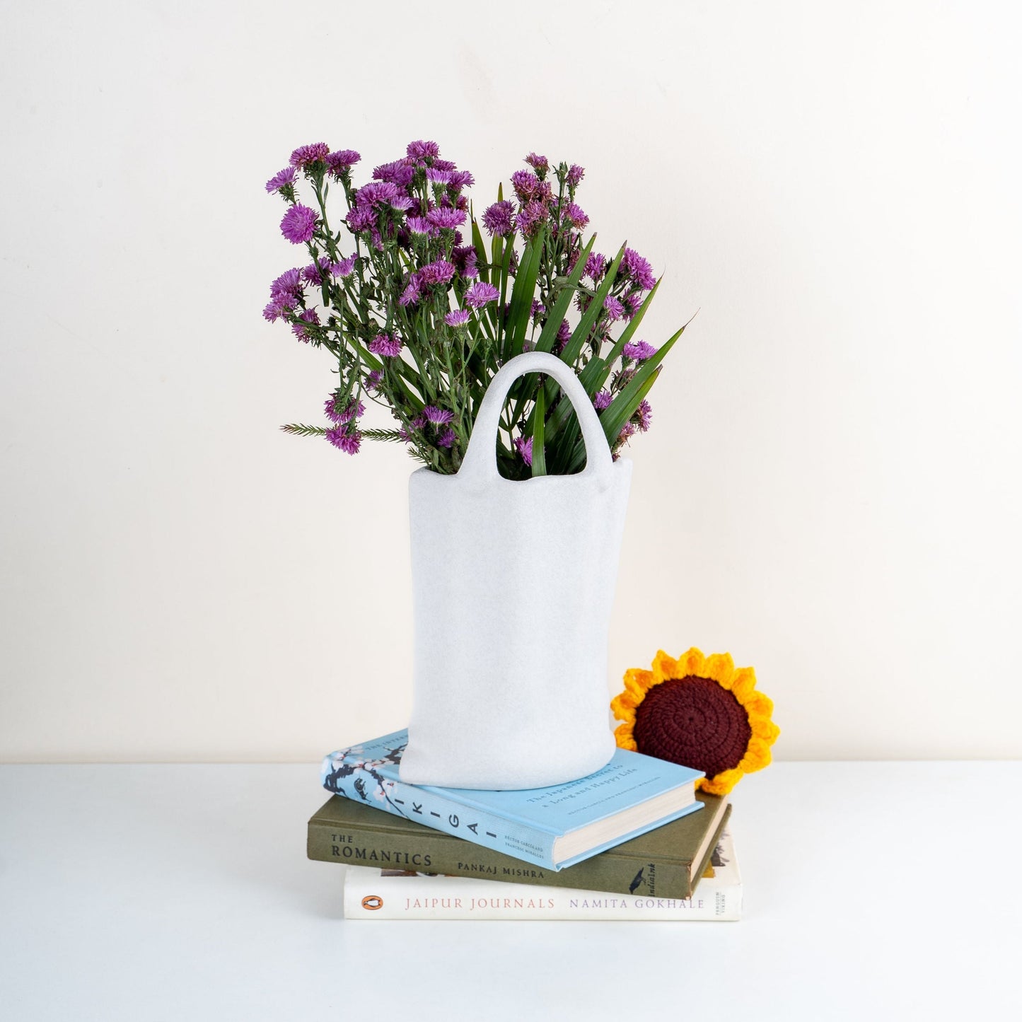 Valise Ceramic Bag Vase