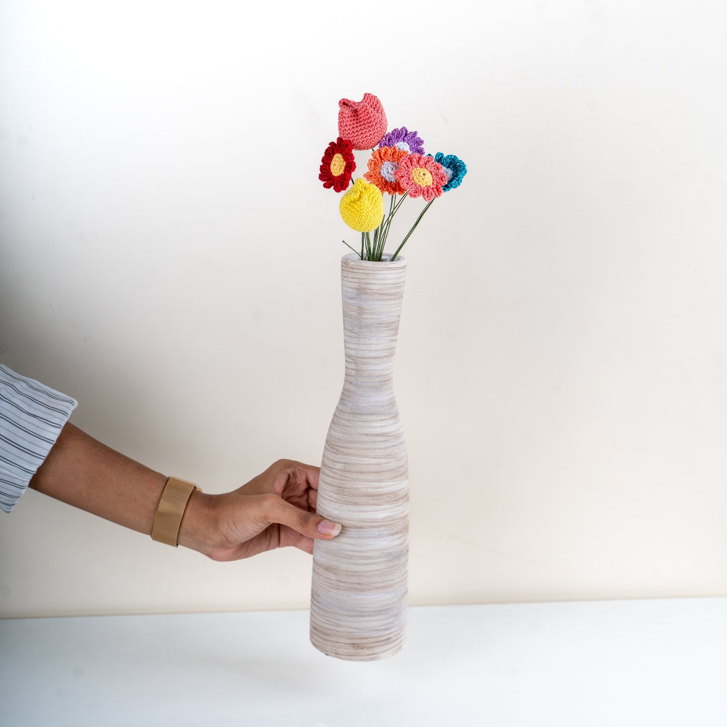 Whorl Whisper Ceramic Vase