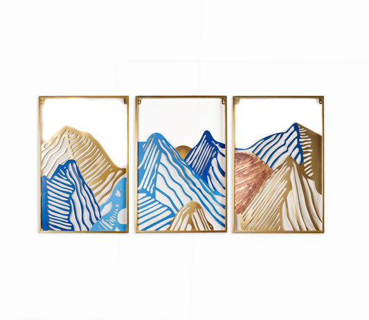 Alp Metal Wall Art – Set of 3
