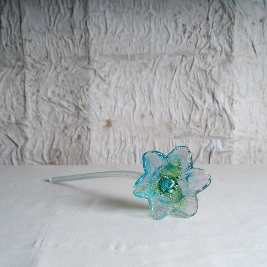 Bud Handblown Glass Flower