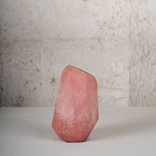 Crystelle Geometric Glass Vase Set - Set of 2