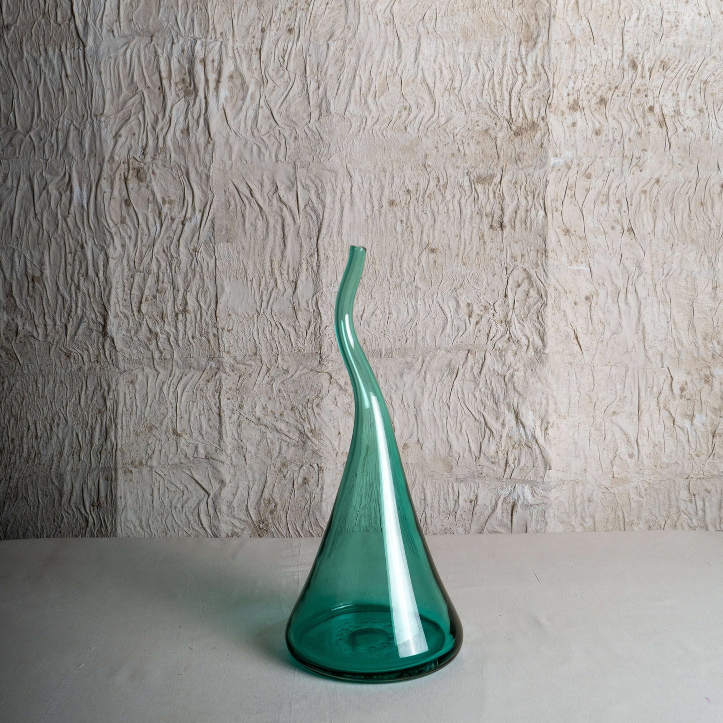 Elantra Duo Sculptural Glass Vases - Set of 2