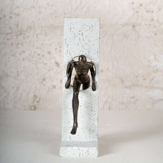 Emergence Abstract Wall-Climber Sculpture