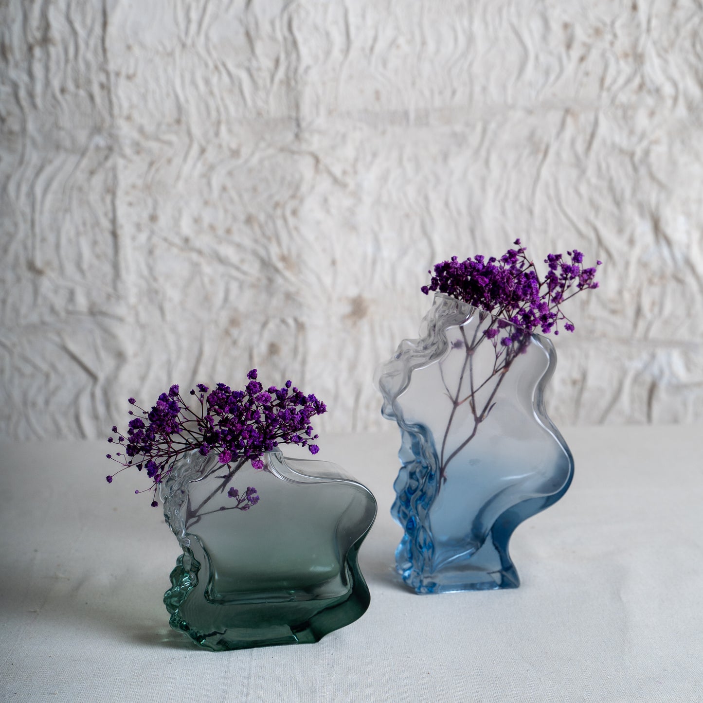 Nura Glass Vase Duo – Set of 2