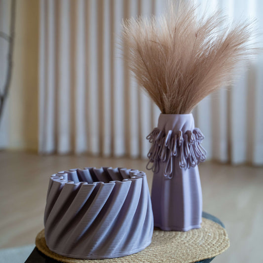 Swey Planter Vase and Bowl Set