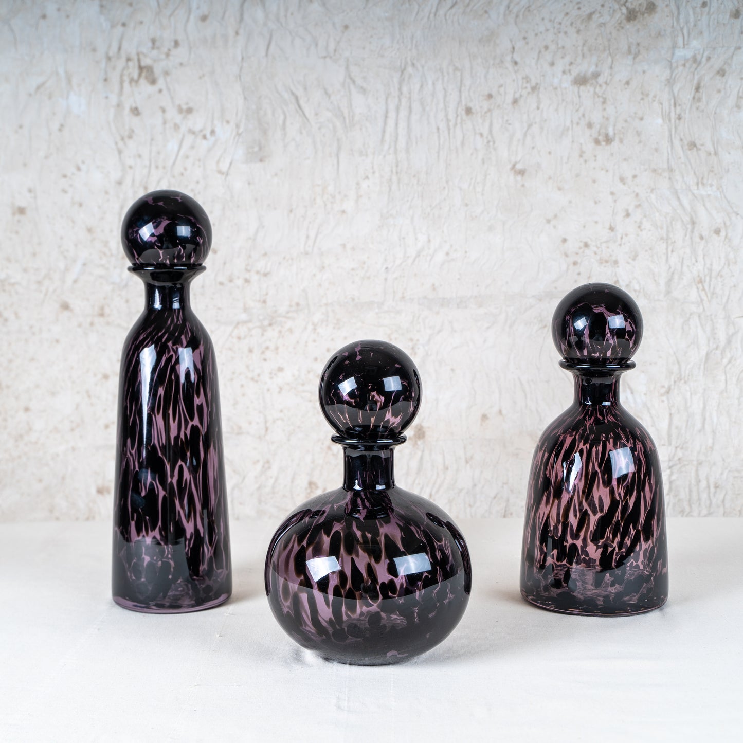 Amethyst Cloches - Set of 3