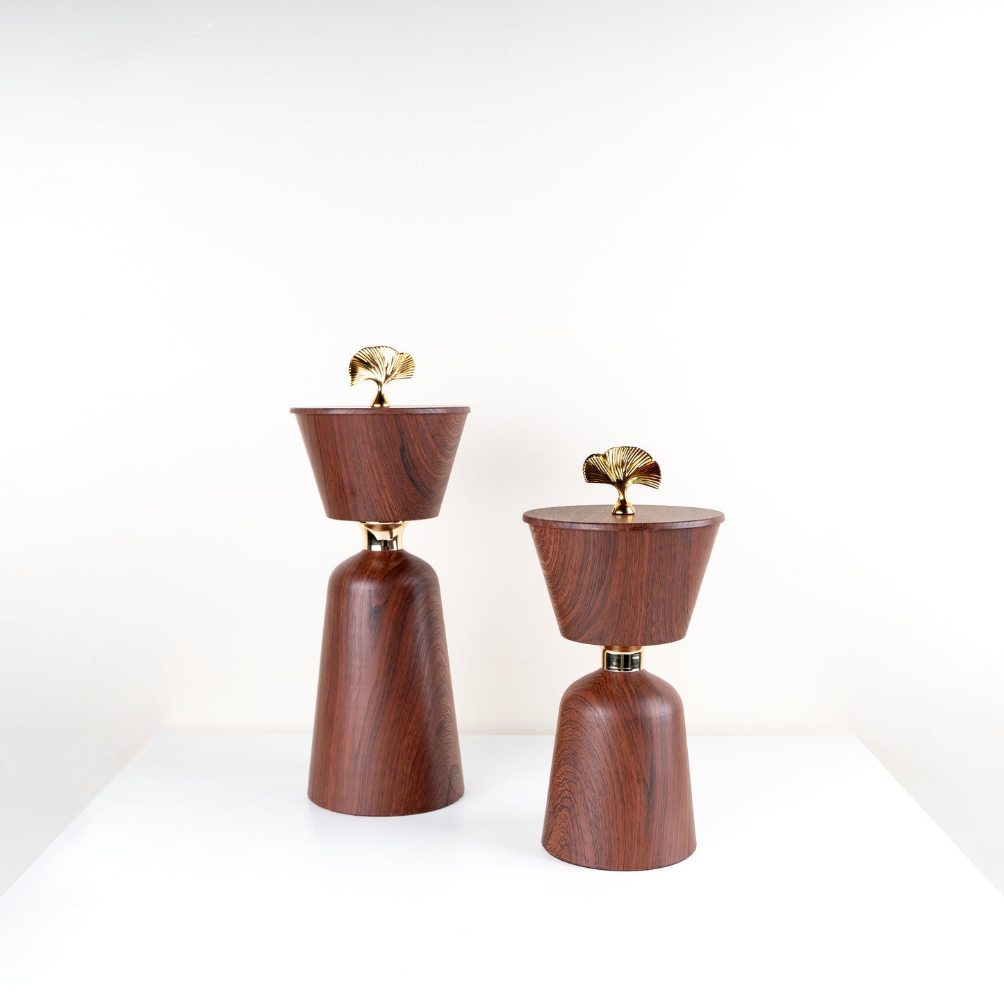 Aurum Ginkgo Centerpiece- Set of 2