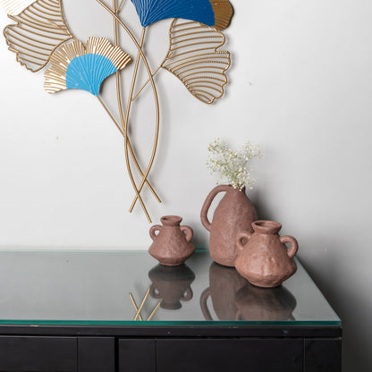Bhoomi Trio - Rustic Terracotta Vase Set of 3