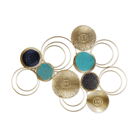 \Celestine Orbit Metal Wall Art