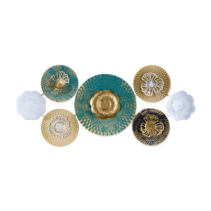 Fiora Textured Metal Wall Art