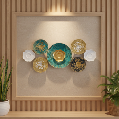 Fiora Textured Metal Wall Art