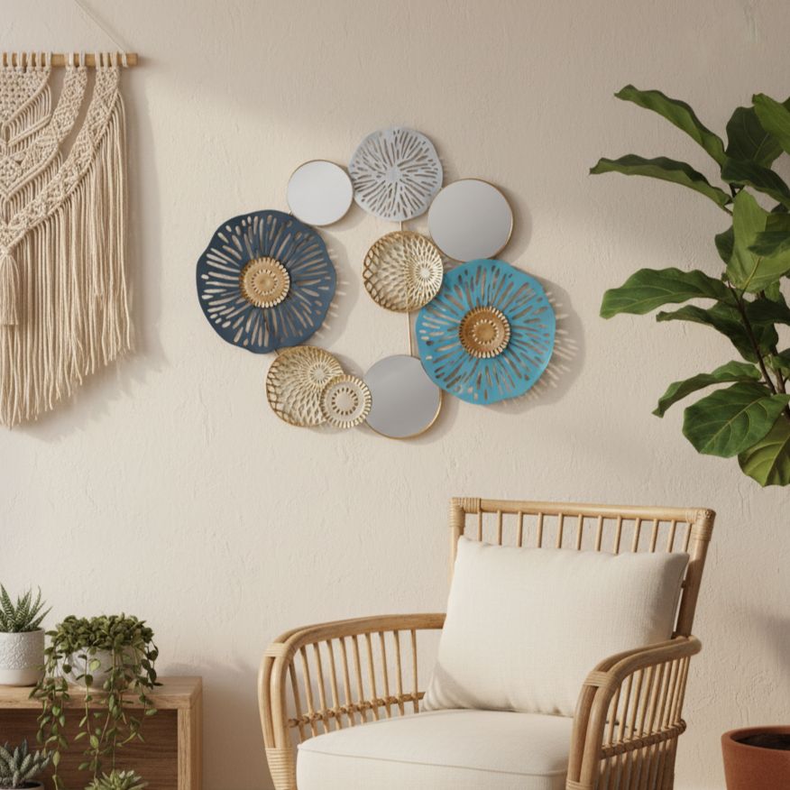 Sierra Reflective Metal Wall Art