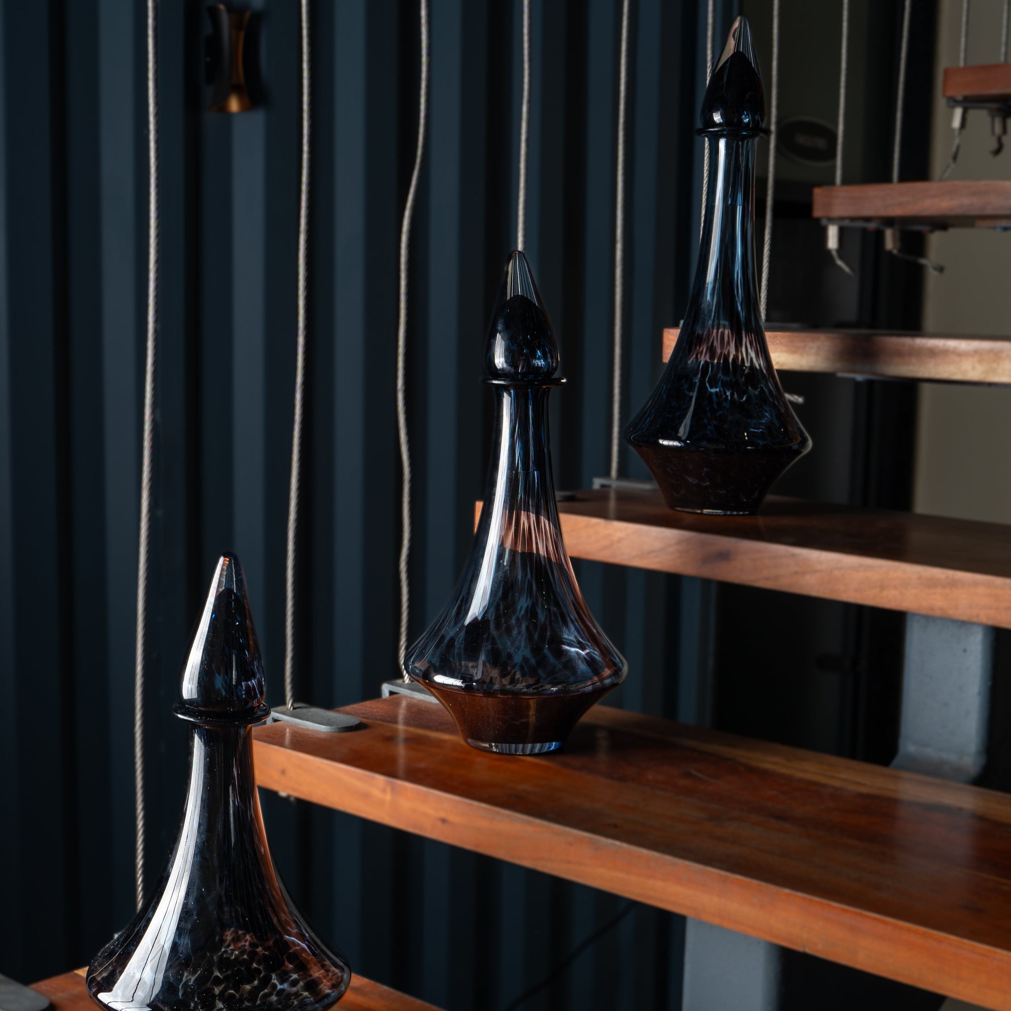 Maison Glass Decanter – Set of 3