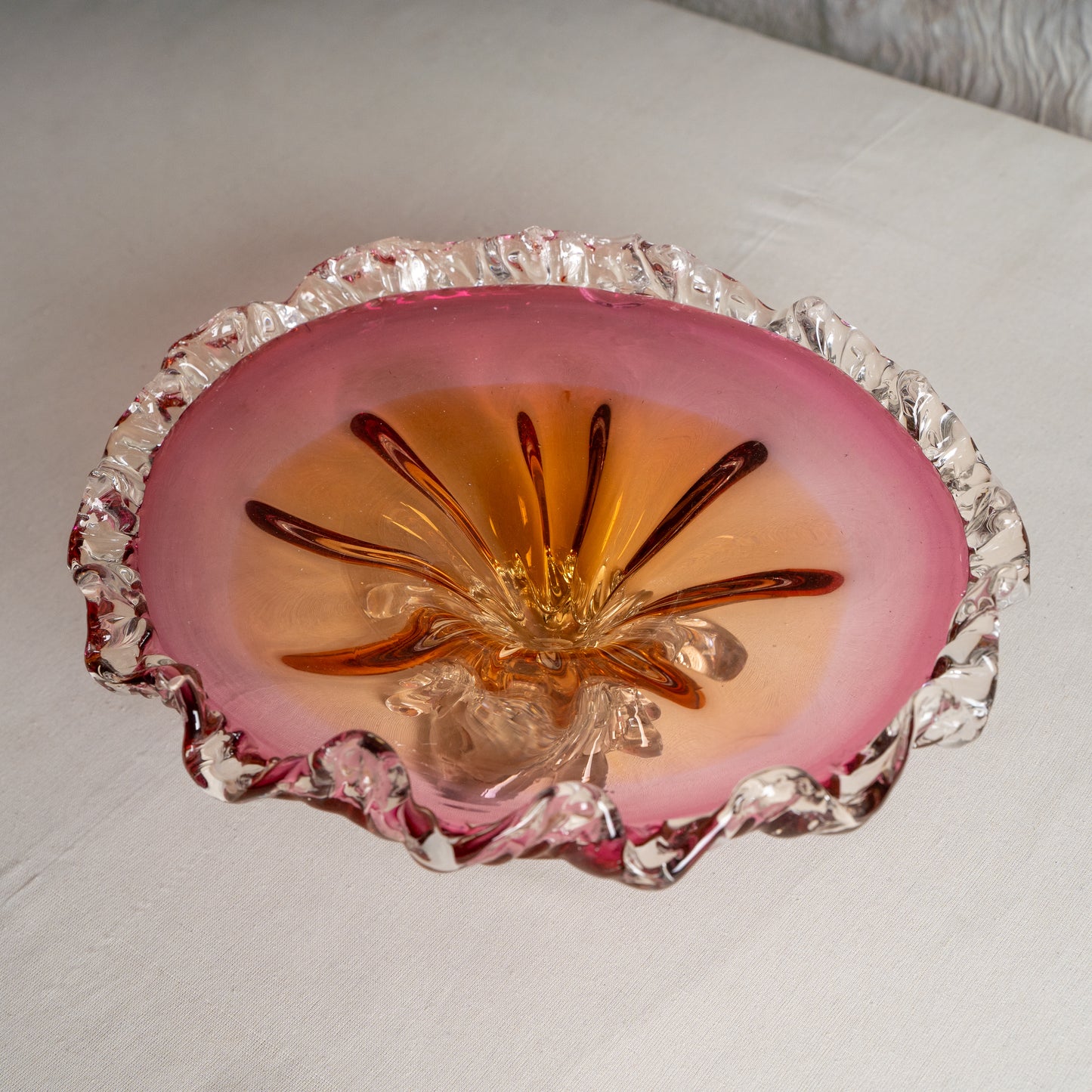  Mirru Glass Centerpiece Tray