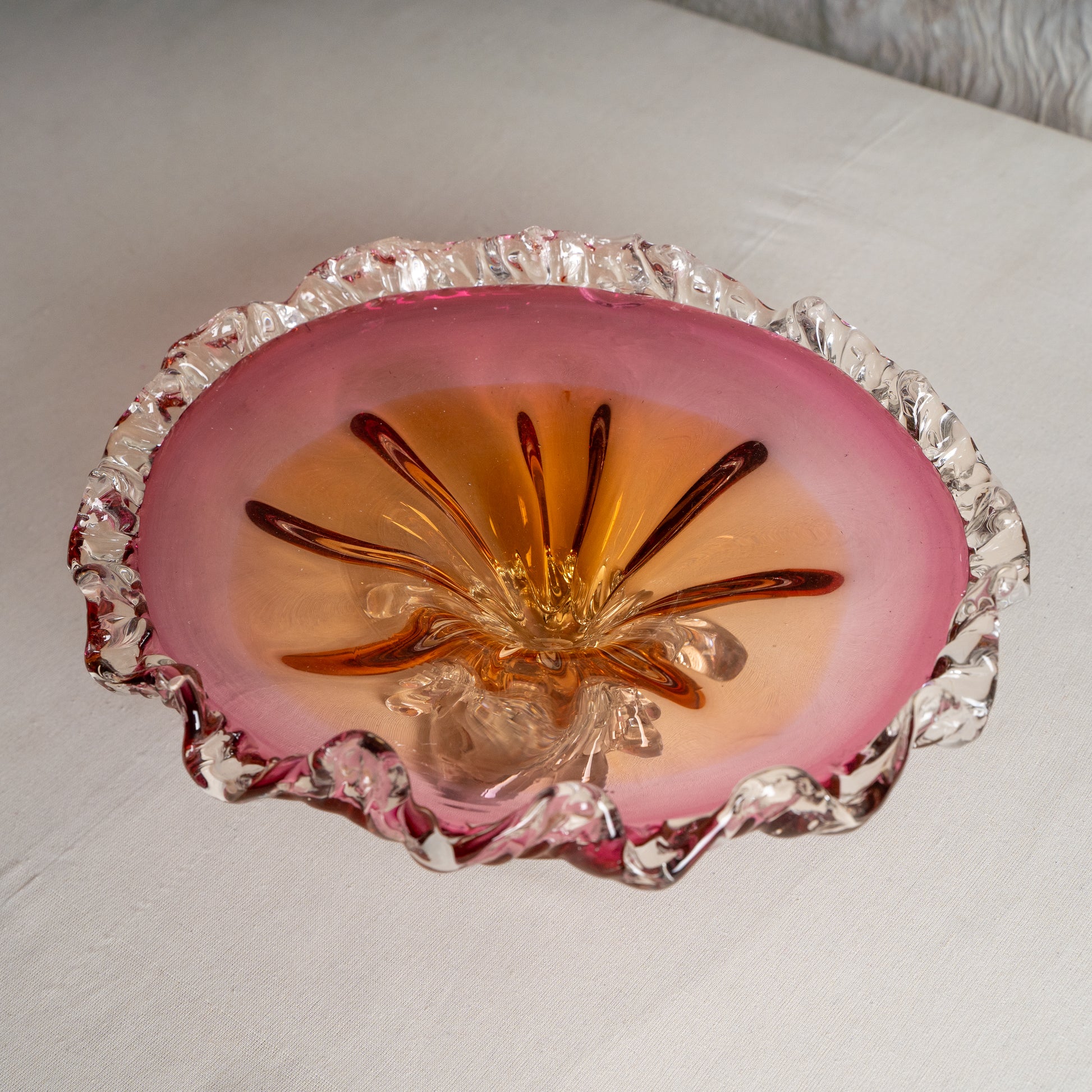  Mirru Glass Centerpiece Tray