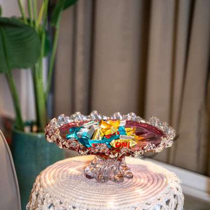  Mirru Glass Centerpiece Tray