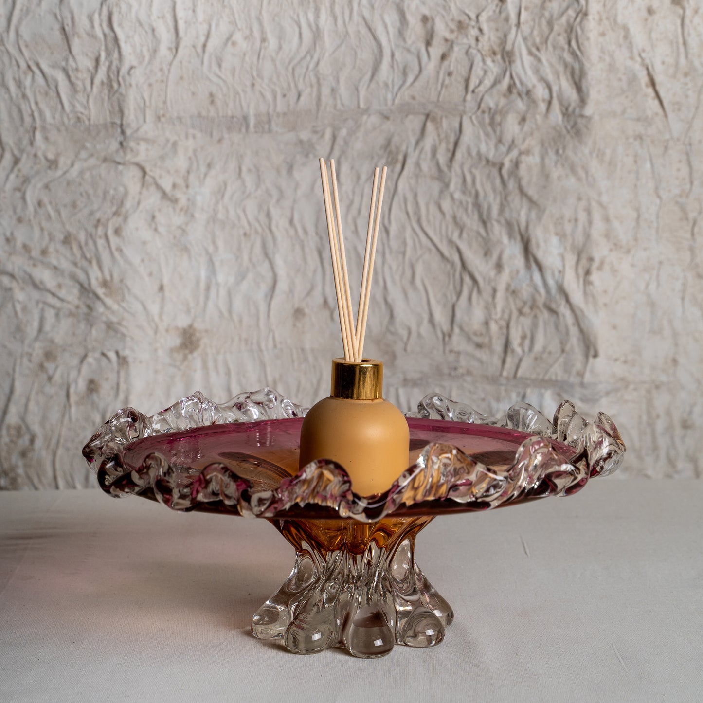  Mirru Glass Centerpiece Tray