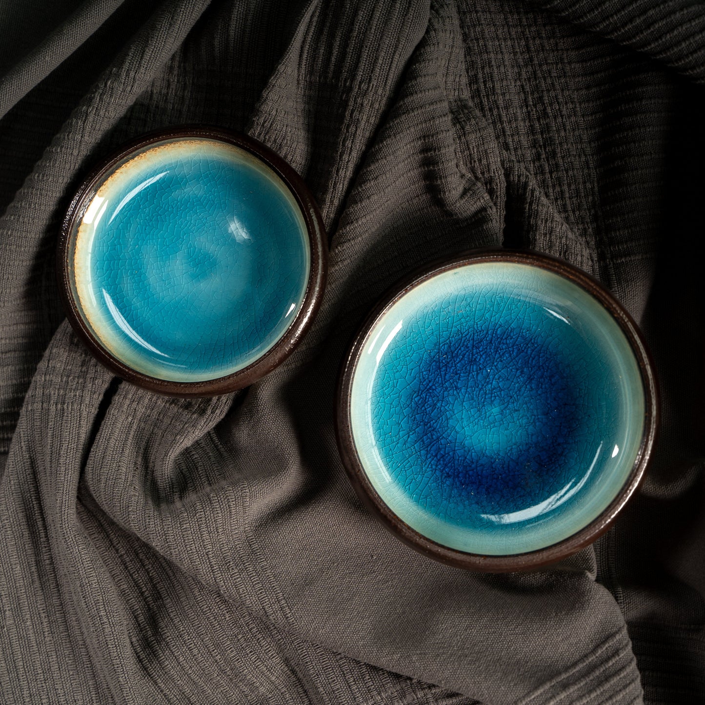 Nue Glaze Ceramic Plate Set – Set of 2