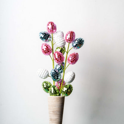 Pixel Petals mirrored flower
