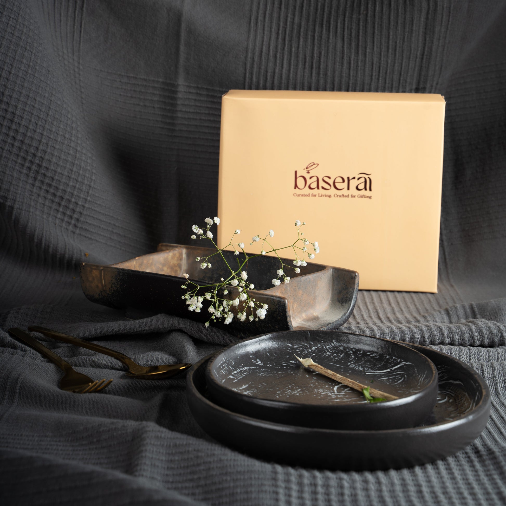 Soot Ceramic Tray