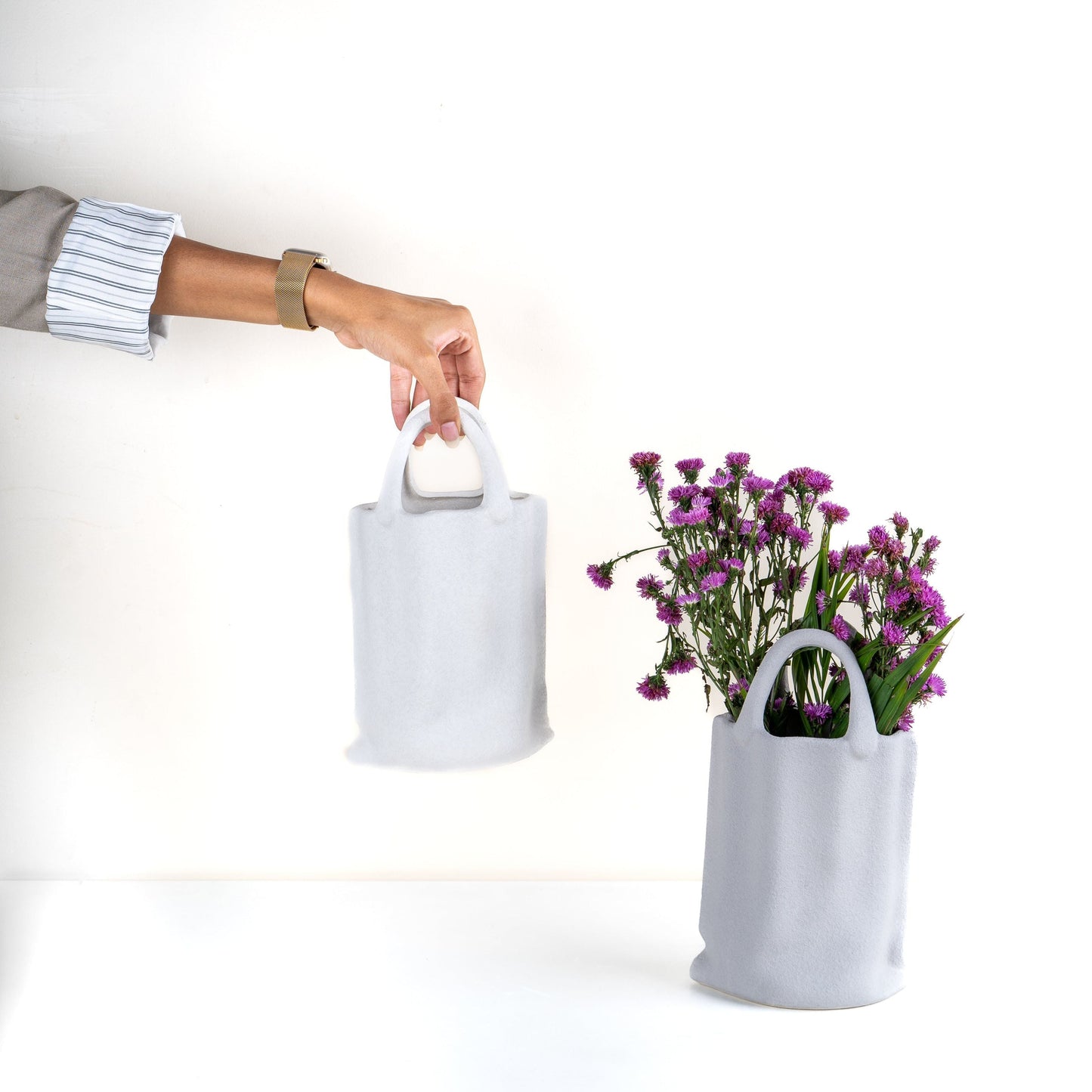 Valise Ceramic Bag Vase