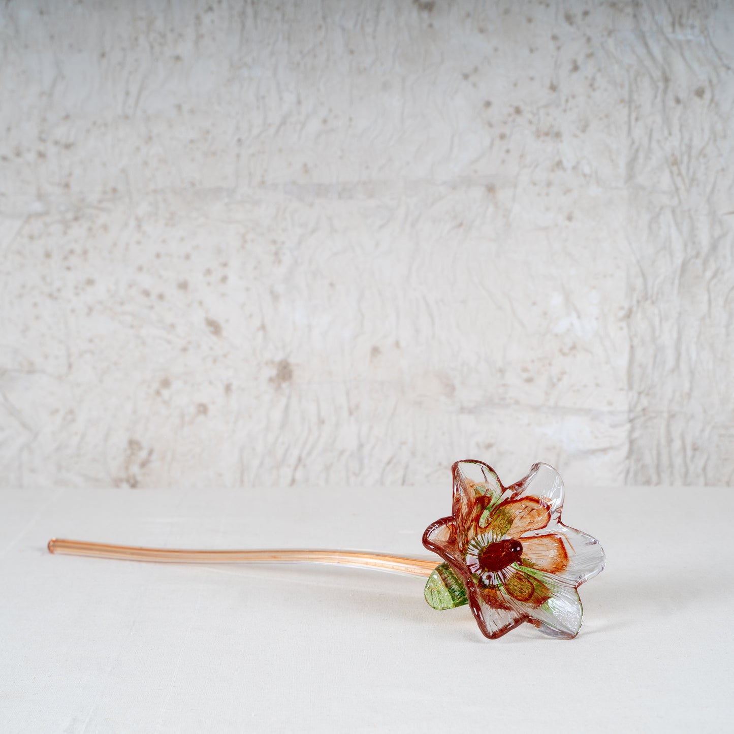 Bud Handblown Glass Flower