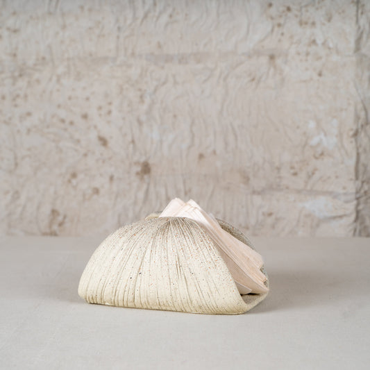 Drape Tissue Holder in Sandstone Finish