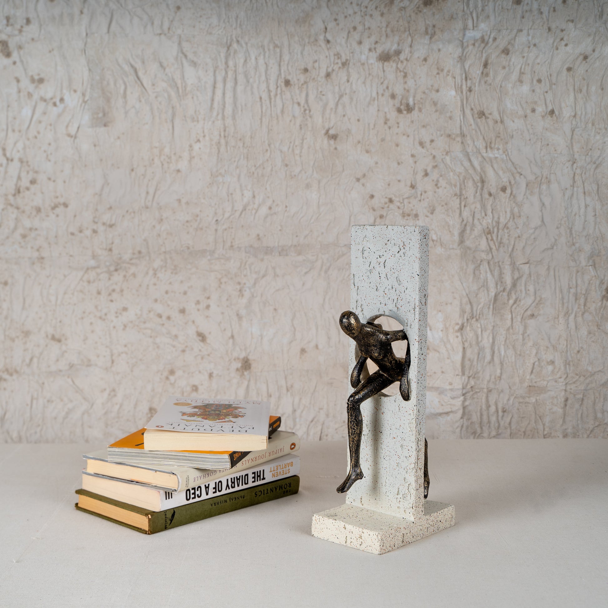 Emergence Abstract Wall-Climber Sculpture