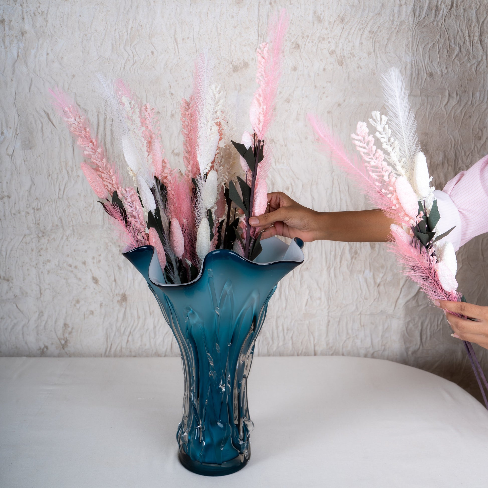 Ewer Sculptural Glass Vase