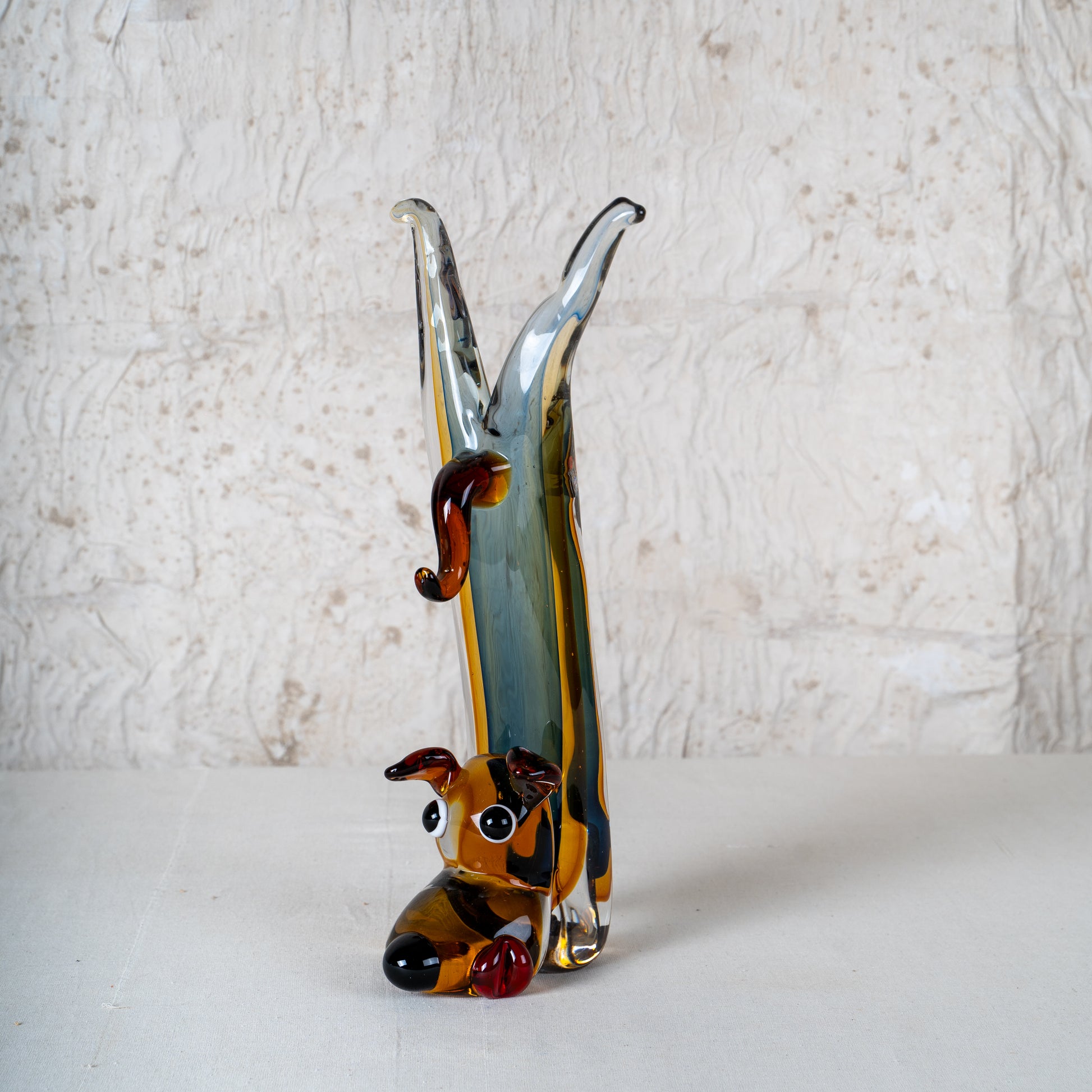 Kairo Glass Dog Showpiece