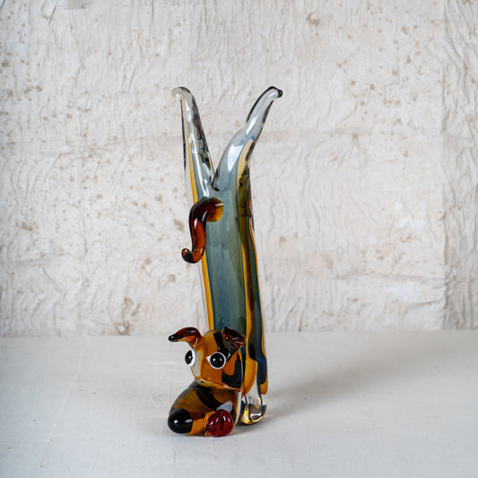 Kairo Glass Dog Showpiece