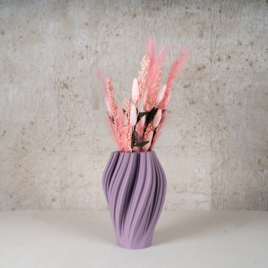  Lavira Ripple Sculpted Ceramic Vase