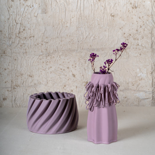 Swey Planter Vase and Bowl Set