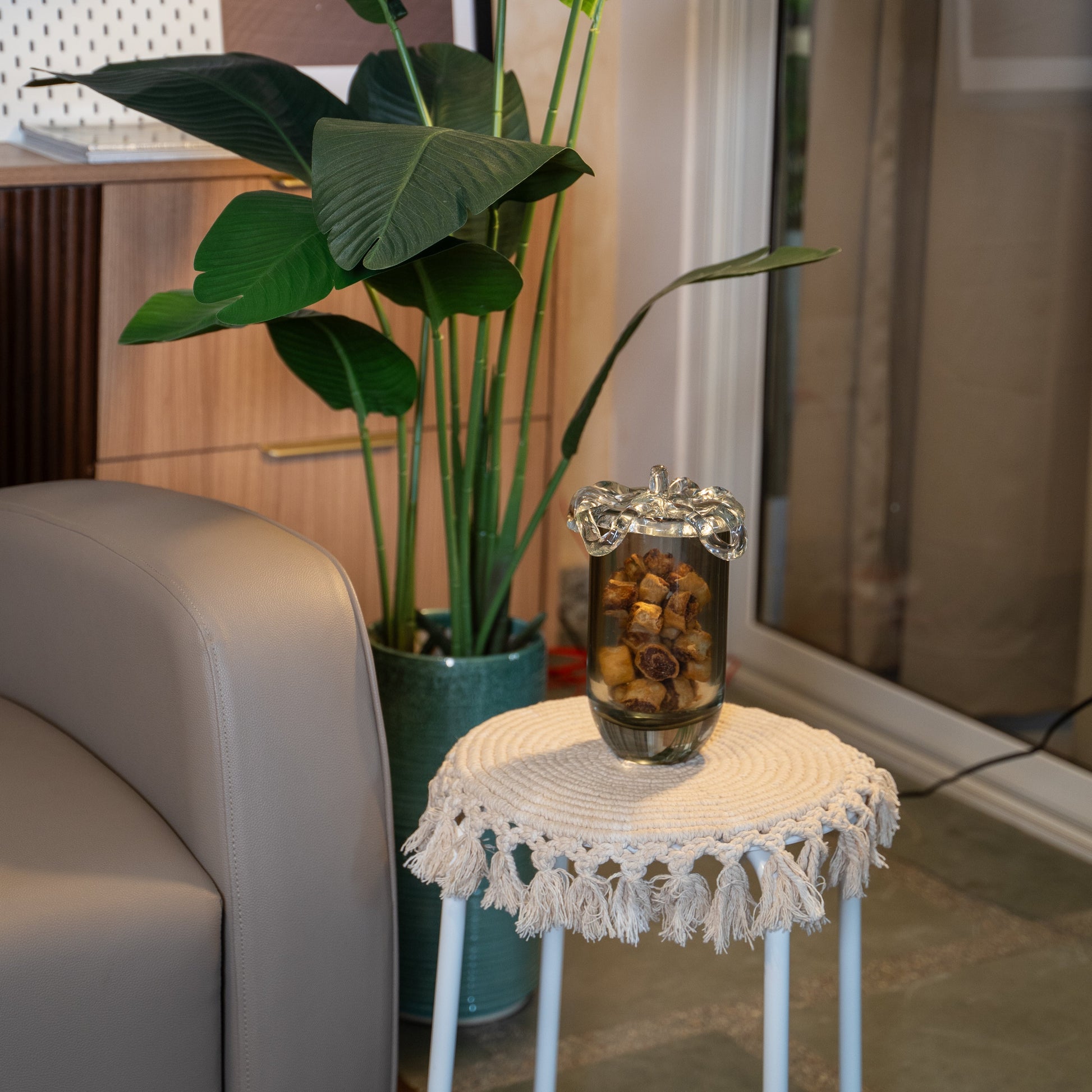 Thaya Knot Handblown Glass Centerpiece